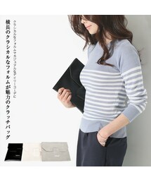KORMARCH | 横長のクラシカルなフォルムが魅力のクラッチバッグ(クラッチバッグ)