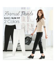 KORMARCH | 9分丈テーパードパンツ(スラックス)