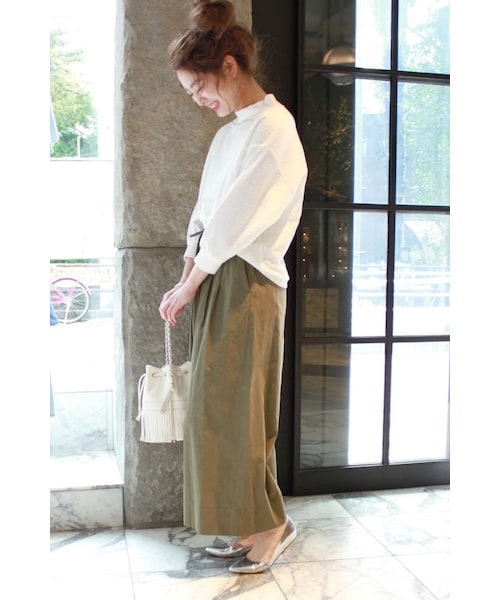 JOURNAL STANDARD（ジャーナルスタンダード）の「《予約》ミリタリークロスクロップドワイドパンツ◆（パンツ・ブラック/キャメル/カーキ・36/38/40）」の8枚目の写真