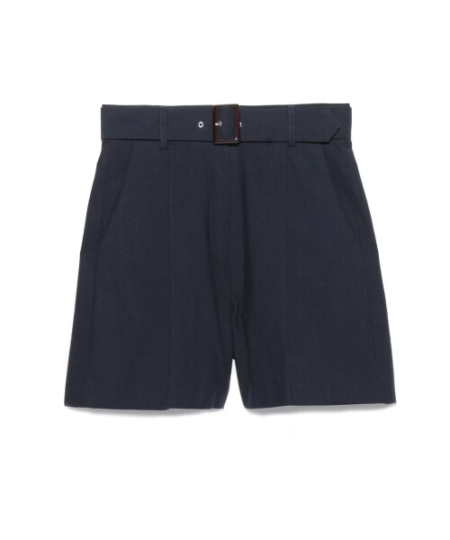 SNIDEL(スナイデル)の「ベルト付きショートパンツ(ショートパンツ・レディース・BEG/NVY・0/1)」の2枚目の写真