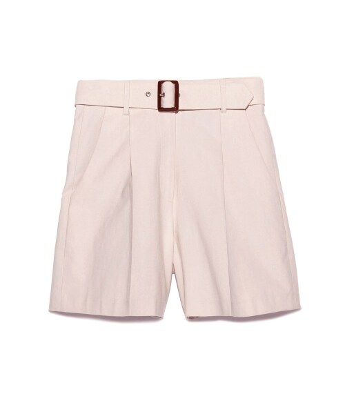 SNIDEL(スナイデル)の「ベルト付きショートパンツ(ショートパンツ・レディース・BEG/NVY・0/1)」の3枚目の写真
