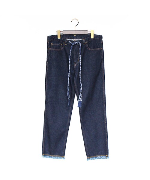 SASQUATCHfabrix.(サスクワァッチファブリックス)の「Slim Tapered Pants(パンツ・Indigo・M/L)」の1枚目の写真