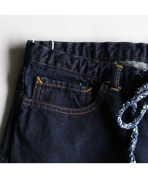SASQUATCHfabrix.(サスクワァッチファブリックス)の「Slim Tapered Pants(パンツ・Indigo・M/L)」の4枚目の写真