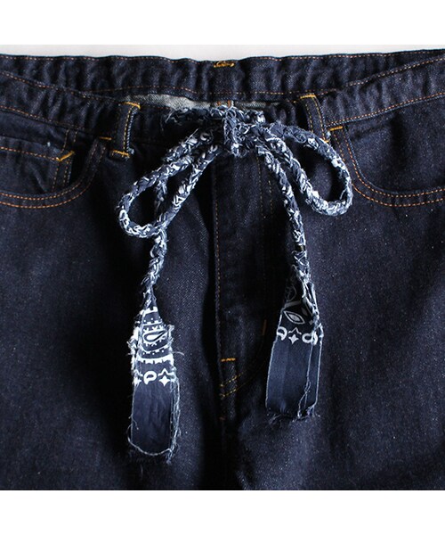 SASQUATCHfabrix.(サスクワァッチファブリックス)の「Slim Tapered Pants(パンツ・Indigo・M/L)」の5枚目の写真