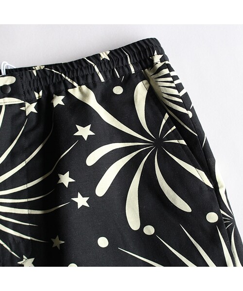 SASQUATCHfabrix.（サスクワァッチファブリックス）の「Fire Works Aloha Shorts（パンツ・Black x Yellow/Black x Crazy Color・S/M/L）」の5枚目の写真