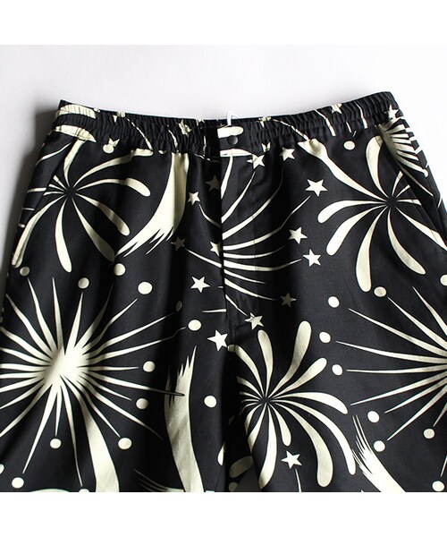 SASQUATCHfabrix.（サスクワァッチファブリックス）の「Fire Works Aloha Shorts（パンツ・Black x Yellow/Black x Crazy Color・S/M/L）」の4枚目の写真