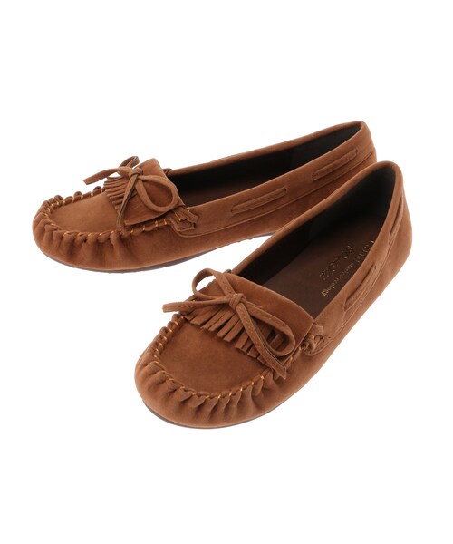 earth music&ecology（アースミュージックアンドエコロジー）の「＜WEB限定大きな・小さなサイズ＞モカカジュアルシューズ（シューズ・グレー/ベージュ/キャメル・25cm）」の2枚目の写真