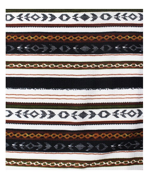 ANAP（アナップ）の「エスニック柄ロングガウチョパンツ【別売りSETUP】（パンツ・レディース・ブラウン/ブラック・one size）」の14枚目の写真