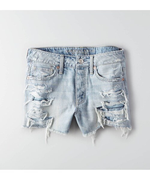 American Eagle(アメリカンイーグル)の「AEOトムガールショート(その他パンツ・レディース・ライトデストロイウォッシュ・2/4/6/8/0/00)」の1枚目の写真
