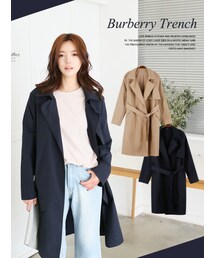 KORMARCH | コンパクトバーバリートレンチ(トレンチコート)