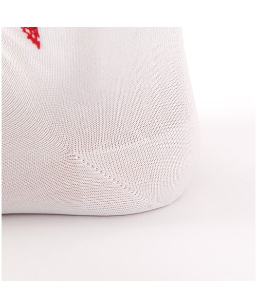 靴下屋（クツシタヤ）の「バンダナ柄ピコショートソックス（ソックス・靴下・レディース・オフ＋アカ/オフ＋ブルー/シルバーグレー/クロ/カーキ/ネイビー・22.0～24.0cm）」の12枚目の写真