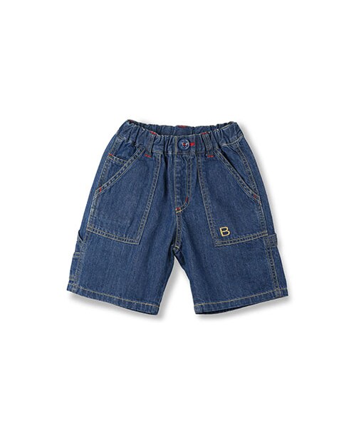 BRANSHES（ブランシェス）の「5分丈デニムパンツ（その他パンツ・キッズ・アイボリー/ネイビーブルー/オフホワイト・80～150）」の3枚目の写真