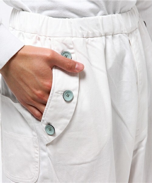 FRAPBOIS（フラボア）の「ハックマン（その他パンツ・メンズ・ホワイト/カーキ/サックスブルー・2/3）」の9枚目の写真