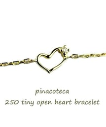 pinacoteca | ピナコテーカ 250 タイニー オープン ハート ブレスレット(ブレスレット)