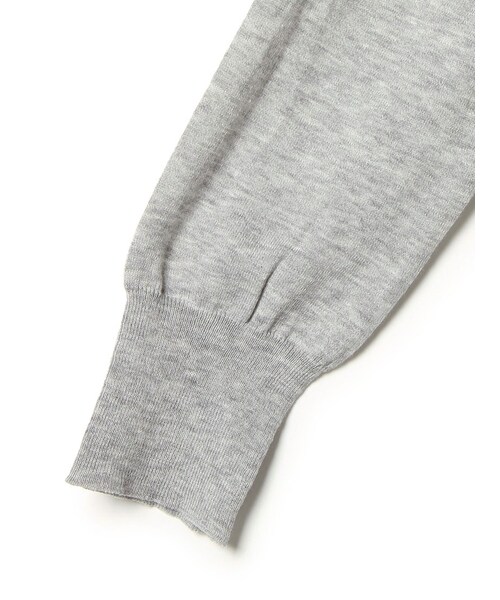 Usagi pour toi（ウサギプゥトワ）の「ANTIPAST ソックスニットカーディガン（その他・0083 YELLOW MIX/0067 SEPIA GREEN・1）」の4枚目の写真