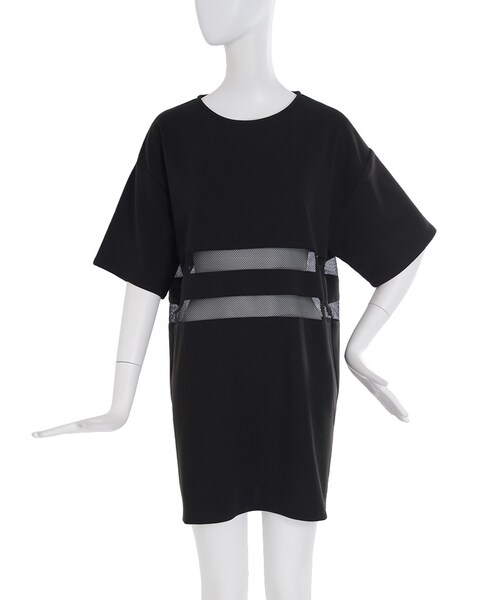 EVRIS(エヴリス)の「【RC限定】コンビラインカットワンピ(ワンピース/ドレス・レディース・ホワイト/ブラック・F)」の6枚目の写真