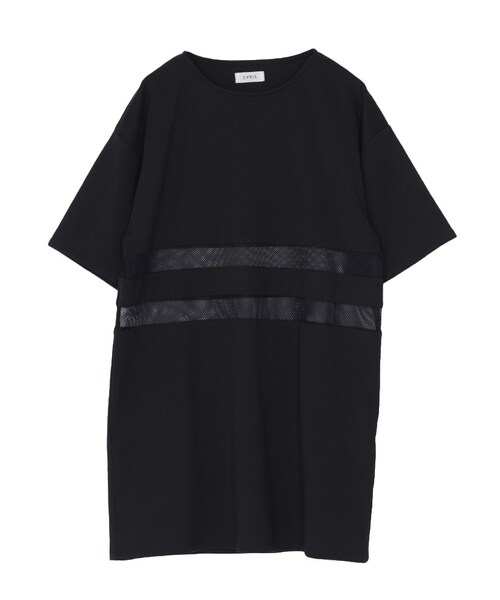 EVRIS(エヴリス)の「【RC限定】コンビラインカットワンピ(ワンピース/ドレス・レディース・ホワイト/ブラック・F)」の2枚目の写真