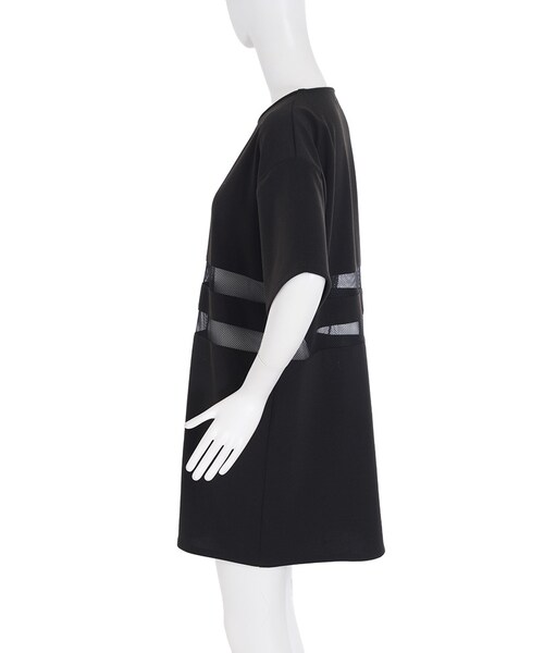 EVRIS(エヴリス)の「【RC限定】コンビラインカットワンピ(ワンピース/ドレス・レディース・ホワイト/ブラック・F)」の7枚目の写真