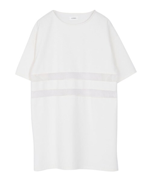 EVRIS(エヴリス)の「【RC限定】コンビラインカットワンピ(ワンピース/ドレス・レディース・ホワイト/ブラック・F)」の1枚目の写真