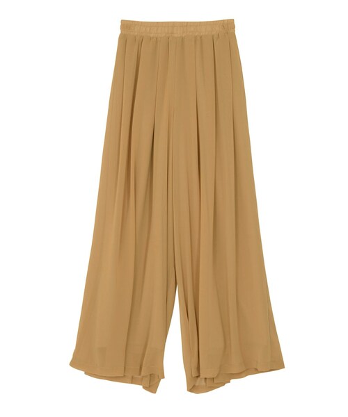 EVRIS（エヴリス）の「シースルーエアリーワイドパンツ（パンツ・レディース・ホワイト/ブラック/ターコイズ/ベージュ・F）」の3枚目の写真