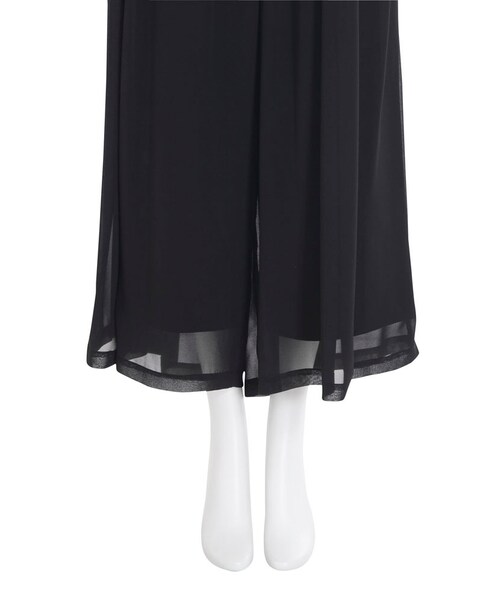 EVRIS（エヴリス）の「シースルーエアリーワイドパンツ（パンツ・レディース・ホワイト/ブラック/ターコイズ/ベージュ・F）」の11枚目の写真