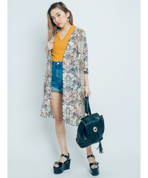 EVRIS（エヴリス）の「3WAYベルトコンチョリュック（バッグ・レディース・ホワイト/ブラック/ブラウン・F）」の5枚目の写真