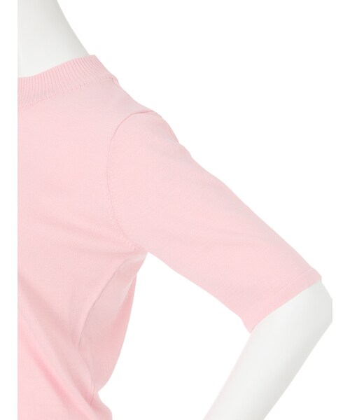 jouetie（ジュエティ）の「半袖ちびニット（トップス・レディース・ベビーピンク/オレンジ/ターコイズ/ダークミックス・M）」の13枚目の写真