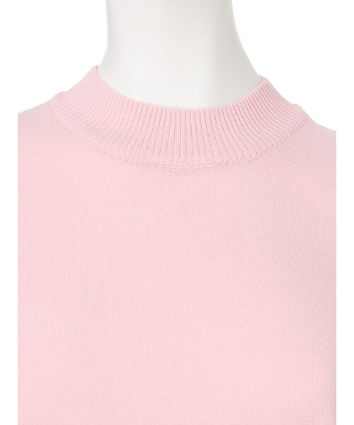 jouetie（ジュエティ）の「半袖ちびニット（トップス・レディース・ベビーピンク/オレンジ/ターコイズ/ダークミックス・M）」の12枚目の写真