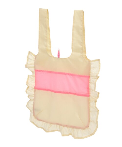 merry jenny（メリージェニー）の「リップナイロンフリルバッグ（バッグ・レディース・ホワイト/グレー/ベージュ・F）」の6枚目の写真