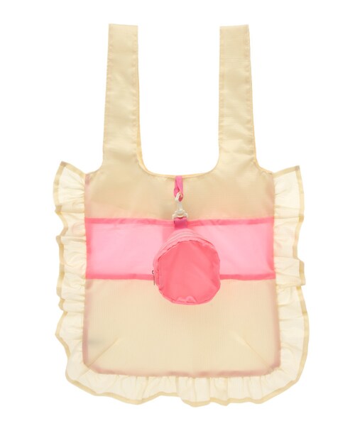 merry jenny（メリージェニー）の「リップナイロンフリルバッグ（バッグ・レディース・ホワイト/グレー/ベージュ・F）」の11枚目の写真