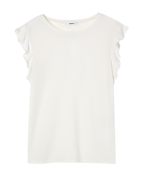 MURUA（ムルーア）の「【FEMININE】フレアデザインタンク（トップス・レディース・ホワイト/ブラック/ブルー・F）」の10枚目の写真