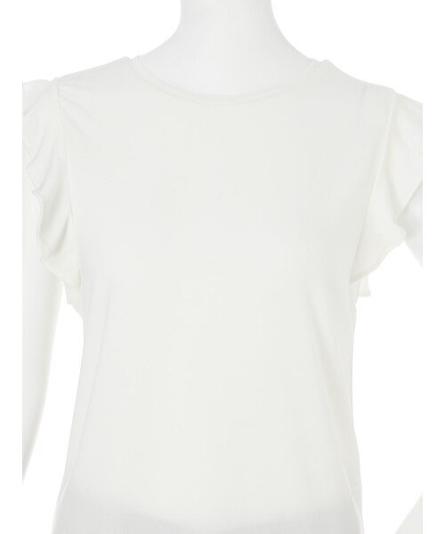 MURUA（ムルーア）の「【FEMININE】フレアデザインタンク（トップス・レディース・ホワイト/ブラック/ブルー・F）」の7枚目の写真