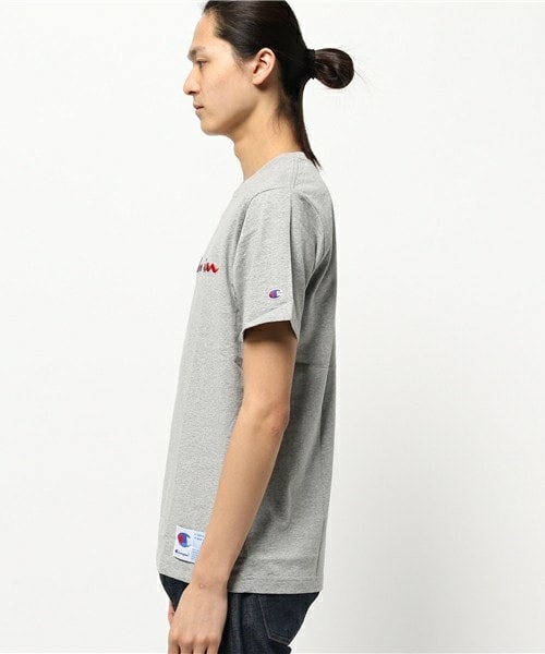 Champion（チャンピオン）の「メンズ チャンピオン アクションスタイル Tシャツ CHAMPION TEE C3-H371（Tシャツ/カットソー・メンズ・ホワイト/グレー/ネイビー・SMALL/MEDIUM/LARGE/X-LARGE）」の4枚目の写真
