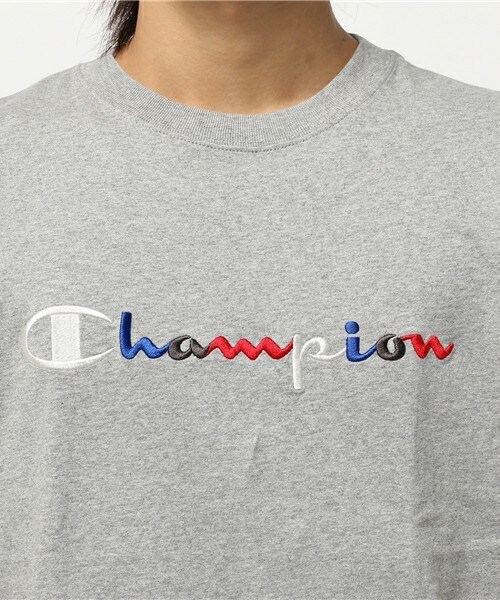 Champion（チャンピオン）の「メンズ チャンピオン アクションスタイル Tシャツ CHAMPION TEE C3-H371（Tシャツ/カットソー・メンズ・ホワイト/グレー/ネイビー・SMALL/MEDIUM/LARGE/X-LARGE）」の8枚目の写真