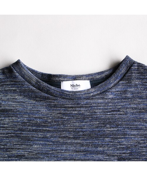 niche.(ニッチ)の「Mix Combo Pocket T-Shirts(トップス・Navy・S/L)」の3枚目の写真