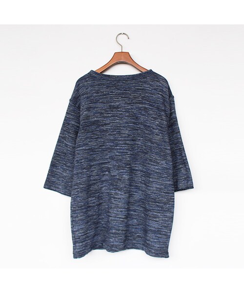 niche.(ニッチ)の「Mix Combo Pocket T-Shirts(トップス・Navy・S/L)」の2枚目の写真