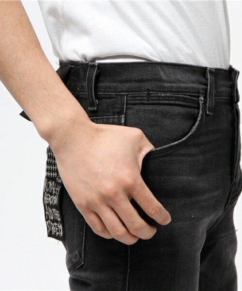 KSUBI(スビ)の「KSUBI 『VAN WINLE』クラッシュデニムパンツ(デニムパンツ・メンズ・ダークブルー/ブラック・28/30)」の8枚目の写真
