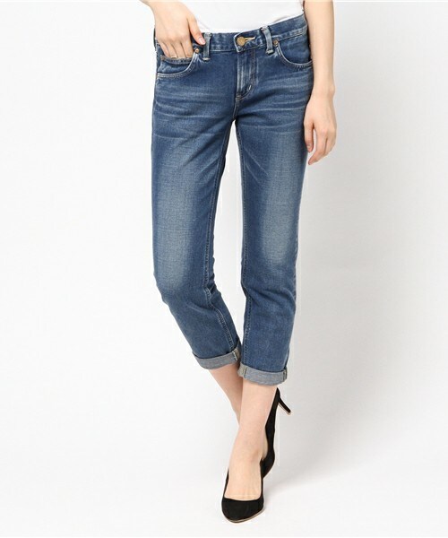Lee（リー）の「Lee SLIM TAPERED（デニムパンツ・レディース・ブルー/インディゴブルー・34/36/38）」の2枚目の写真