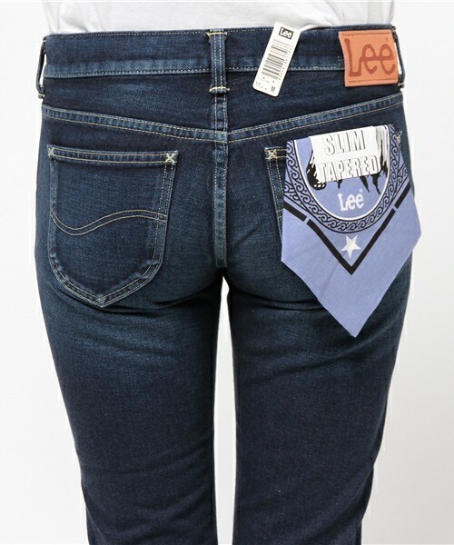 Lee（リー）の「Lee SLIM TAPERED（デニムパンツ・レディース・ブルー/インディゴブルー・34/36/38）」の7枚目の写真