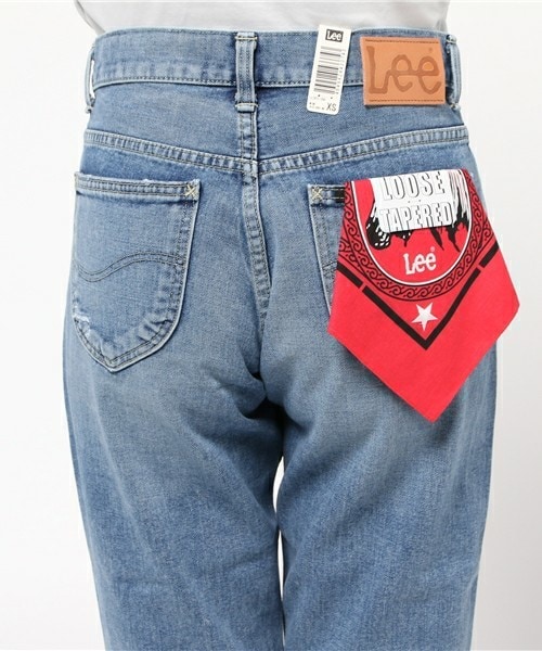 Lee（リー）の「Lee LOOSE TAPERED（デニムパンツ・レディース・ブルー・34/36/38）」の6枚目の写真