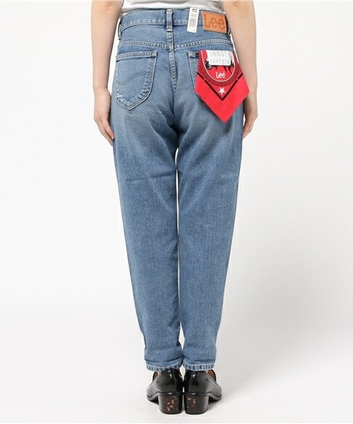 Lee（リー）の「Lee LOOSE TAPERED（デニムパンツ・レディース・ブルー・34/36/38）」の4枚目の写真