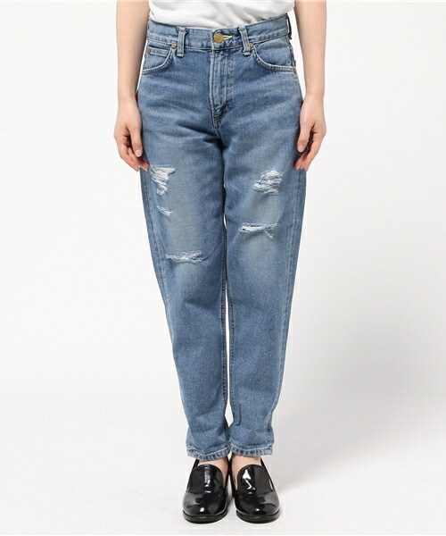 Lee（リー）の「Lee LOOSE TAPERED（デニムパンツ・レディース・ブルー・34/36/38）」の2枚目の写真