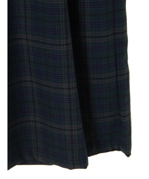 ehka sopo（エヘカソポ）の「T/Rチェックワイドパンツ（パンツ・グレー/ブラウン/グリーン・M）」の7枚目の写真