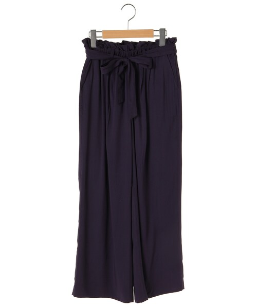 SEVENDAYS=SUNDAY（セブンデイズサンデイ）の「・ウエストリボンパンツ（パンツ・オフホワイト/ベージュ/カーキ/ネイビー・M/L）」の4枚目の写真