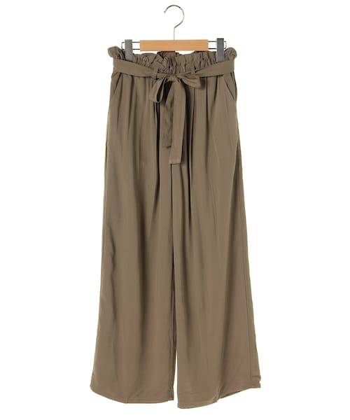 SEVENDAYS=SUNDAY（セブンデイズサンデイ）の「・ウエストリボンパンツ（パンツ・オフホワイト/ベージュ/カーキ/ネイビー・M/L）」の3枚目の写真