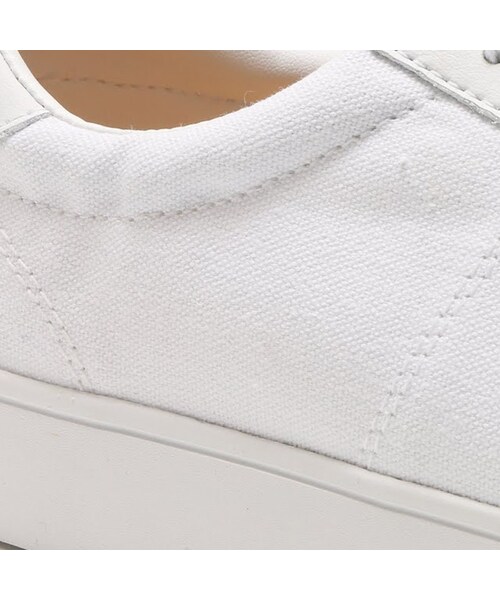 FRED PERRY（フレッドペリー）の「FRED PERRY SPENCER CANVAS/LEATHER WHITE/WHITE（シューズ・メンズ・ホワイト・23.0cm/24.0cm/25.0cm/26.0cm/27.0cm/28.0cm）」の7枚目の写真