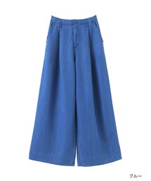 w closet | デニムタックワイドパンツ(パンツ)
