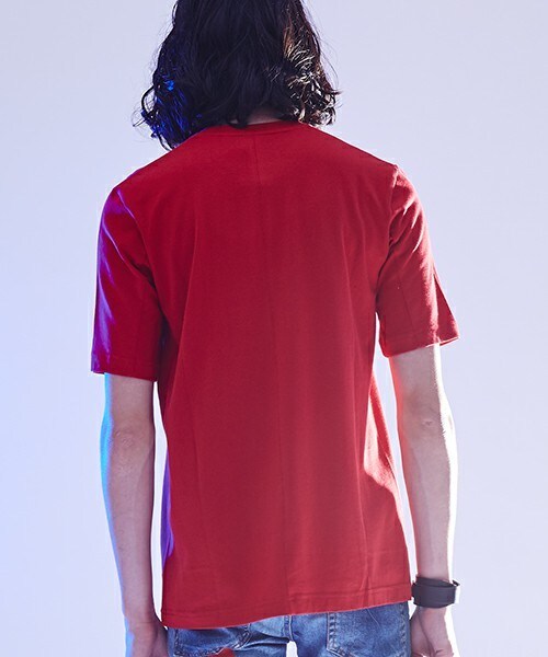JOHN LAWRENCE SULLIVAN(ジョンローレンスサリバン)の「JOHN LAWRENCE SULLIVAN ダーツTシャツ(Tシャツ/カットソー・メンズ・ネイビー/ローズ/ホワイト/ブラック・MEDIUM)」の10枚目の写真