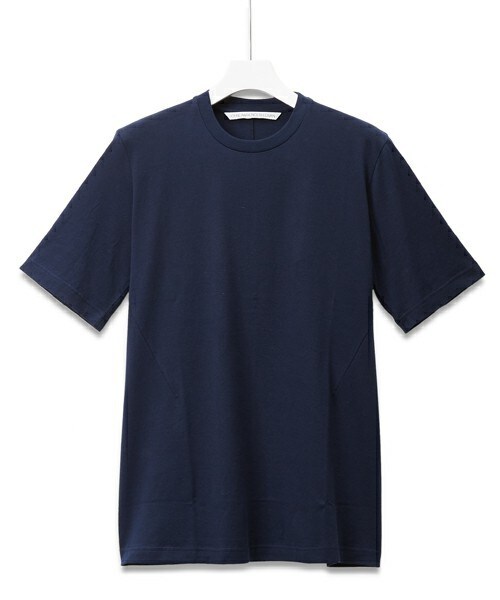 JOHN LAWRENCE SULLIVAN(ジョンローレンスサリバン)の「JOHN LAWRENCE SULLIVAN ダーツTシャツ(Tシャツ/カットソー・メンズ・ネイビー/ローズ/ホワイト/ブラック・MEDIUM)」の1枚目の写真