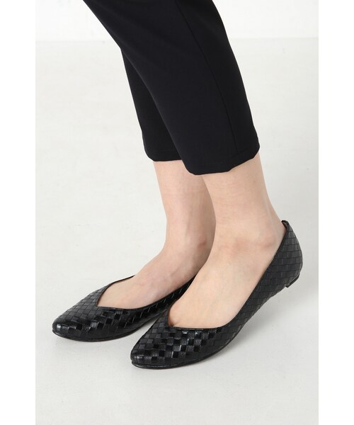 LE TALON(ルタロン)の「2CMバイアスメッシュポインテッド(シューズ・ブラック/ホワイト/シルバー・36/36.5/37/37.5/38/35.5)」の13枚目の写真